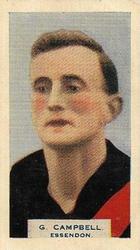 1933 Godfrey Phillips B.D.V. Victorian Footballers (A Series of 50) #50 Garnet Campbell Front
